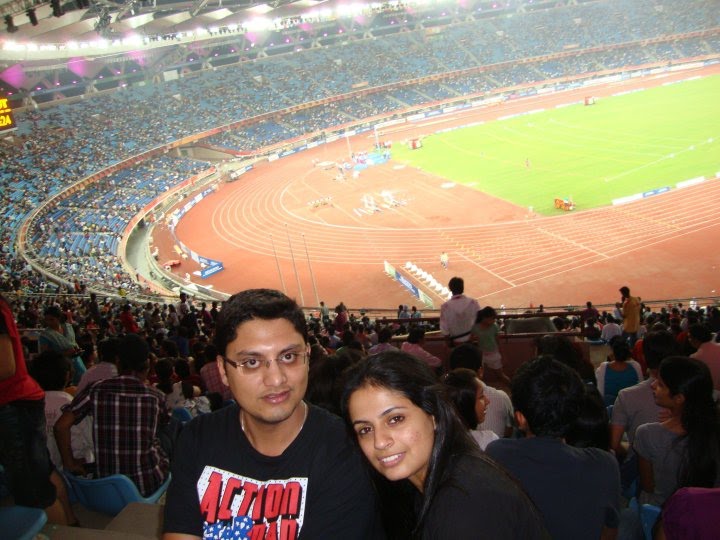 Jawaharlal Nehru Stadium , Pragati Vihar
